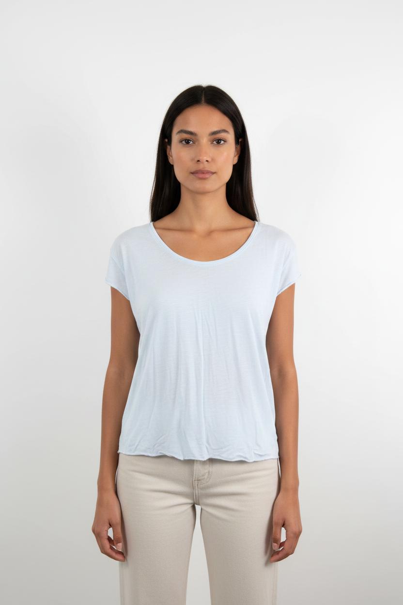 Tee-shirt Bleu Clair - Taille L/40