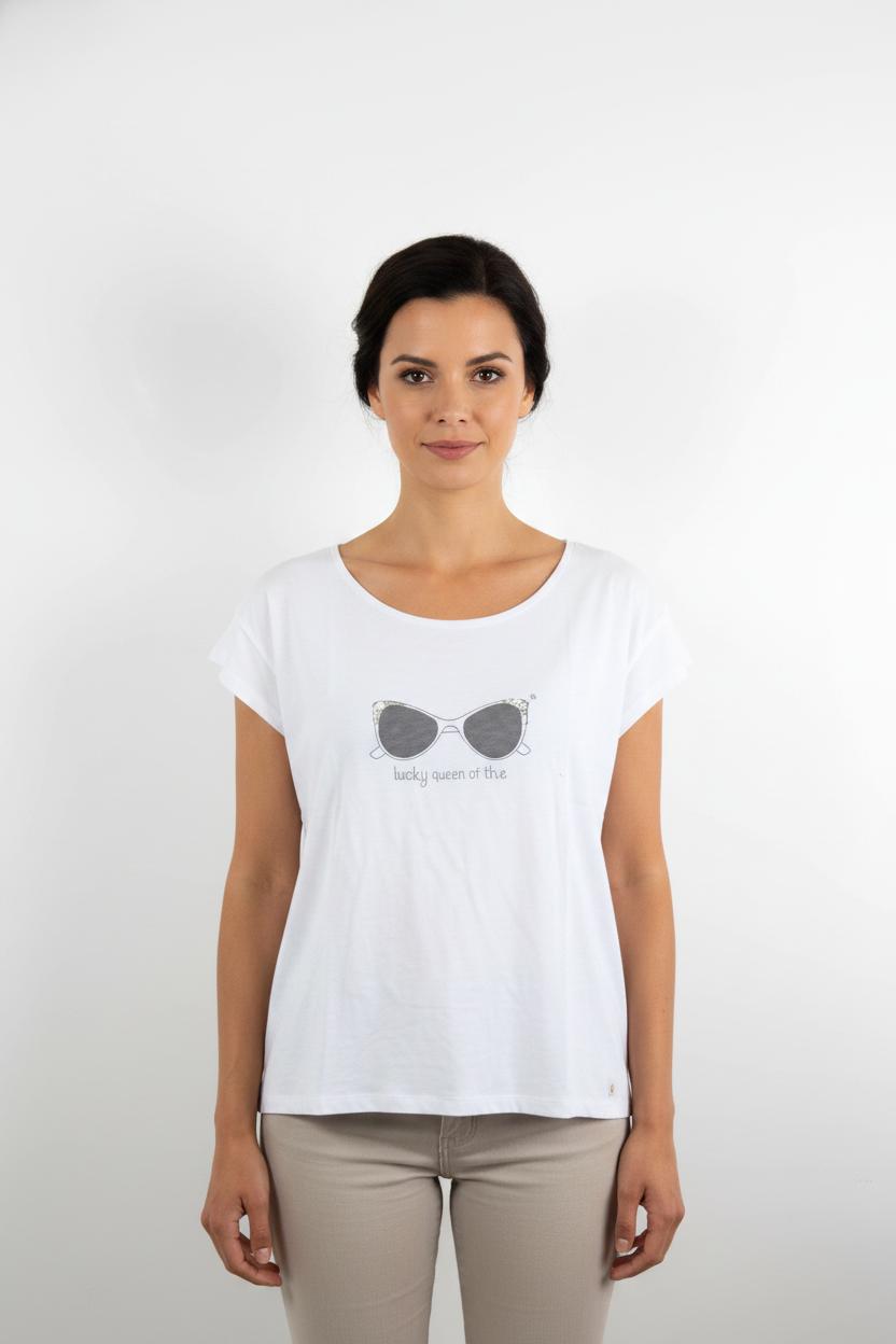 Tee-shirt Blanc - Taille XL/42