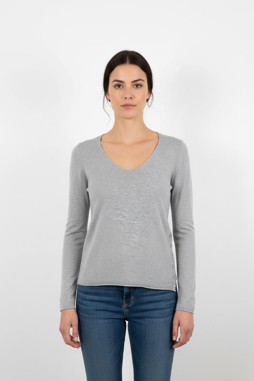 Pull Gris - Taille XS/34