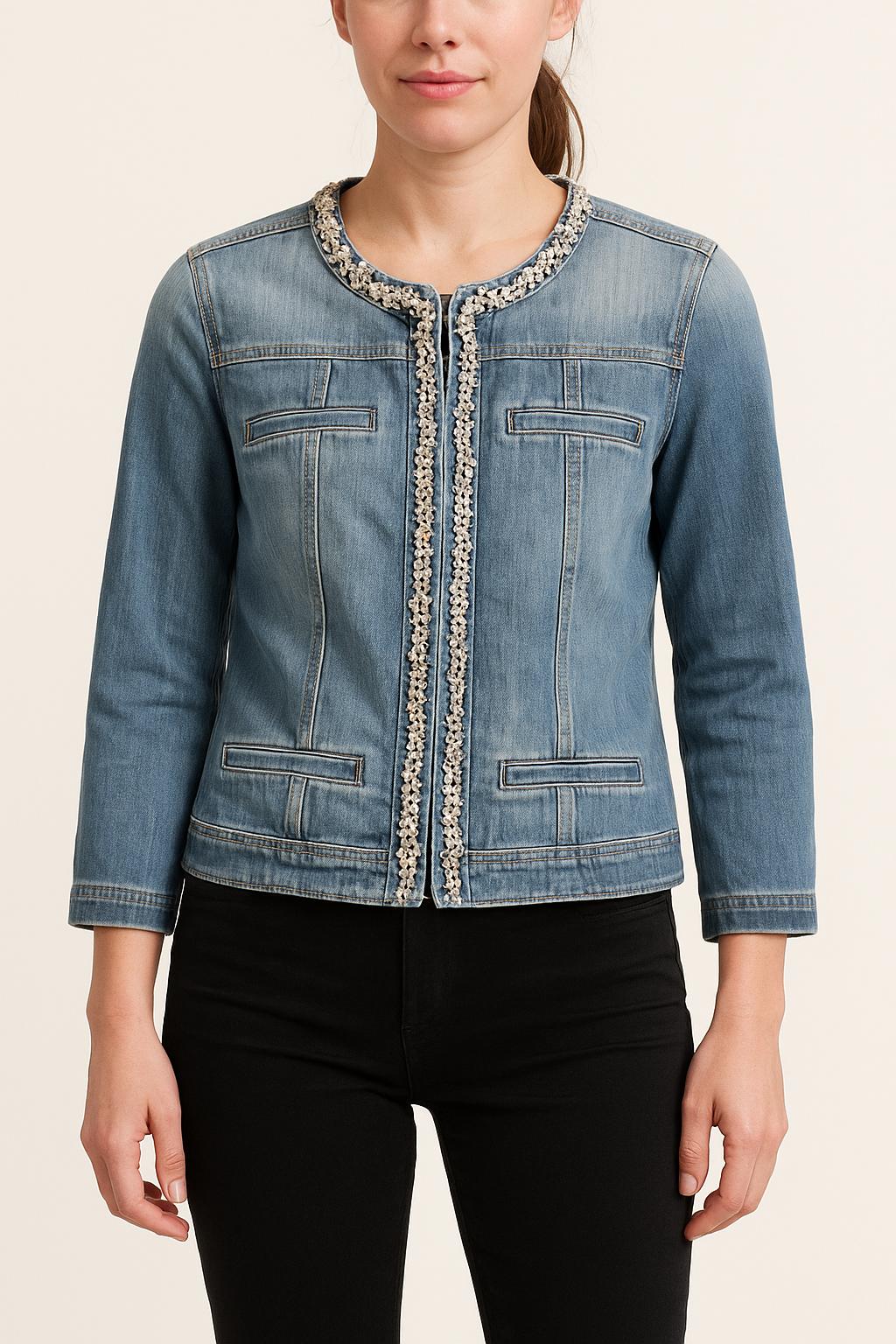 Veste en Jean Bleue - Taille S/36 de la marque Liu Jo | PARAD67014 - Vendu par Paradigme - Image 1