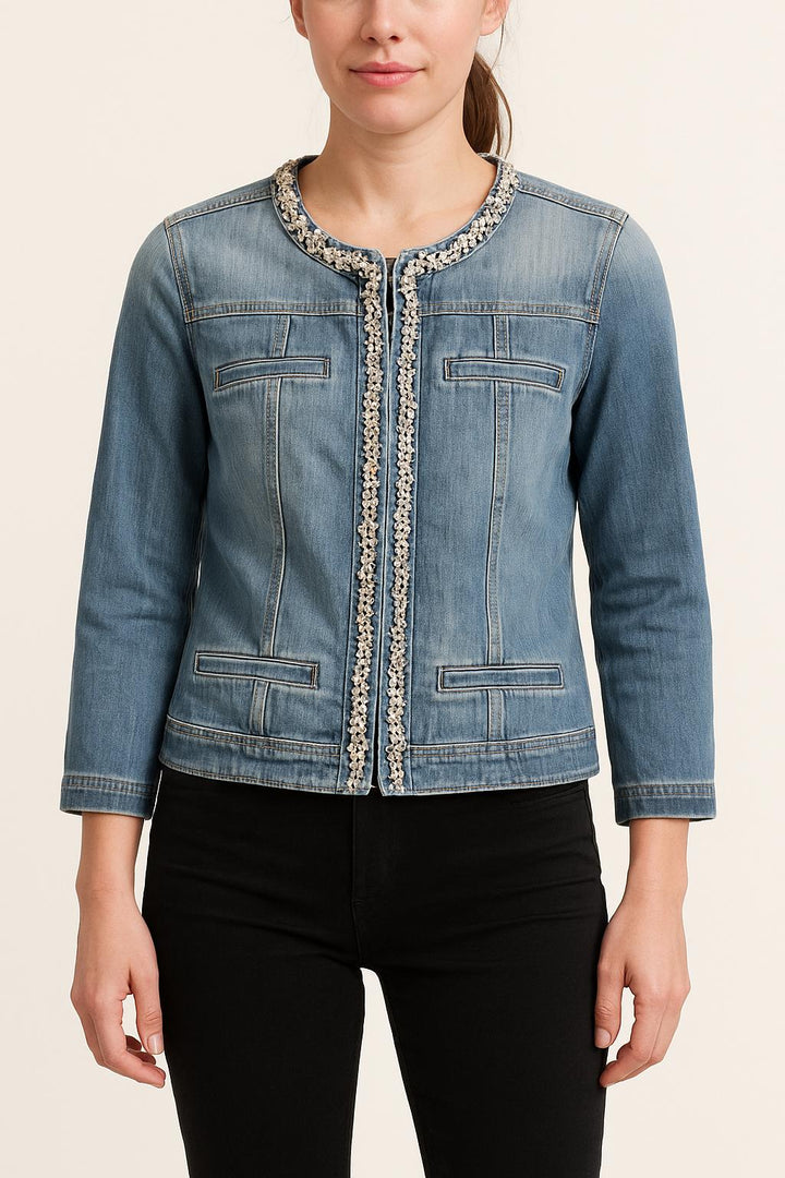 Veste en Jean Bleue - Taille S/36 de la marque Liu Jo | PARAD67014 - Vendu par Paradigme - Image 1