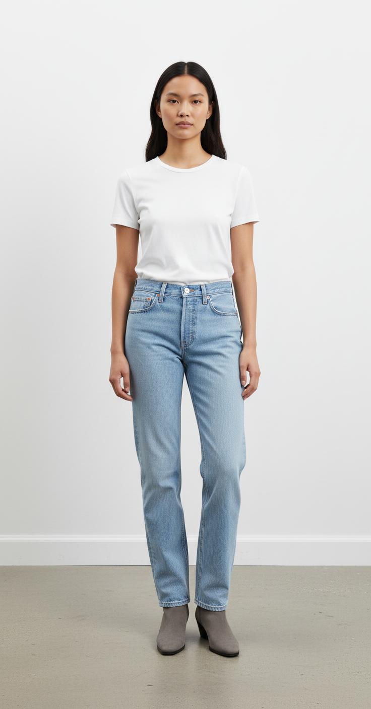 Jean Droit Bleu - Taille M/38