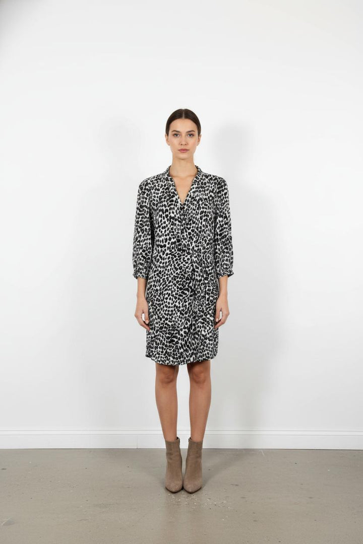 Robe Courte Blanche et Noire - Taille XS/34