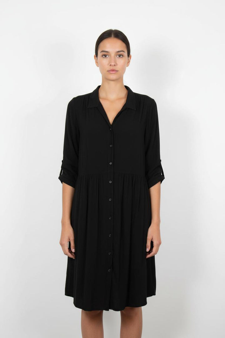 Robe Chemise Noire - Taille S/36