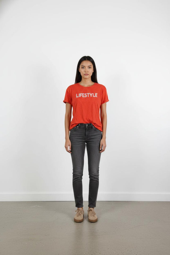 Tee shirt orange - Taille L/40
