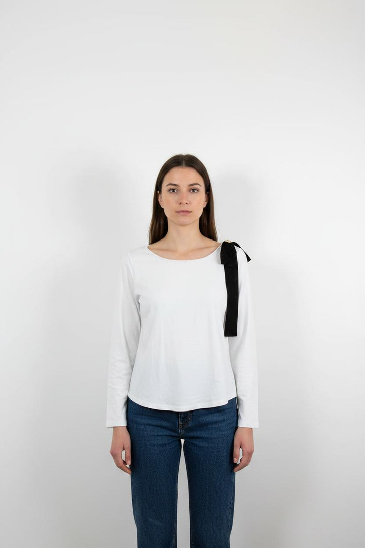T-shirt Blanc et Noir - Taille M/38
