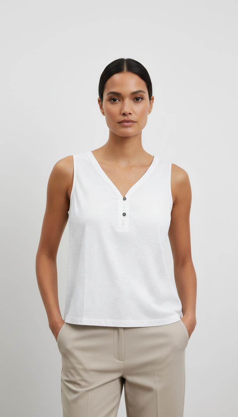 Débardeur Blanc - Taille M/38