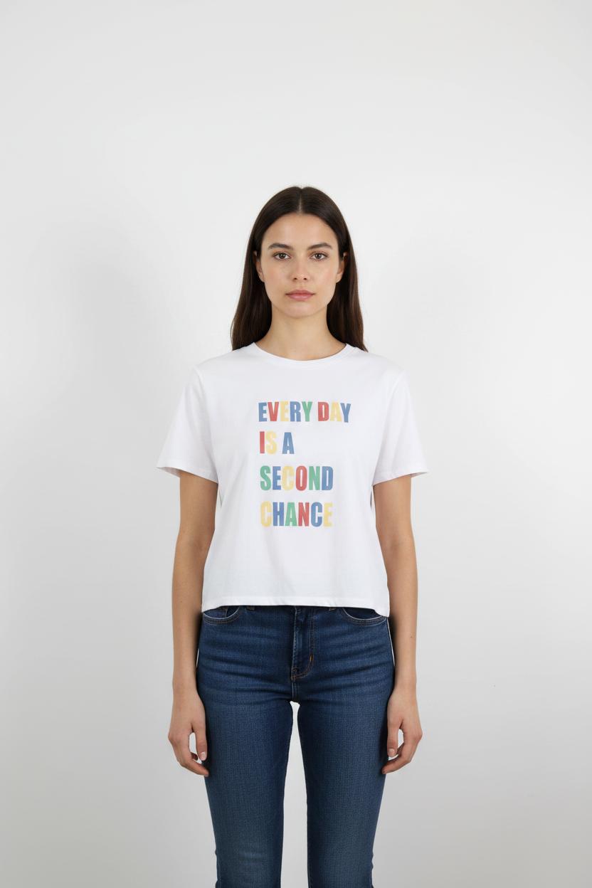 T-shirt Blanc - Taille M/38