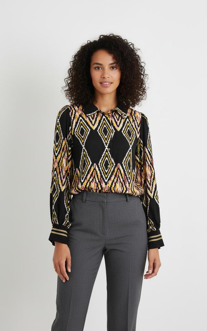 Chemise Noire et Jaune - Taille L/40