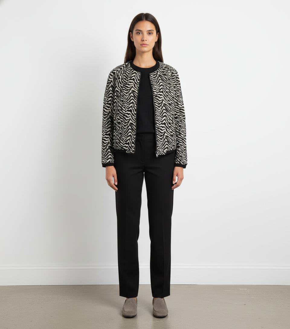 Blouson Noir et Blanc - Taille XXL/44
