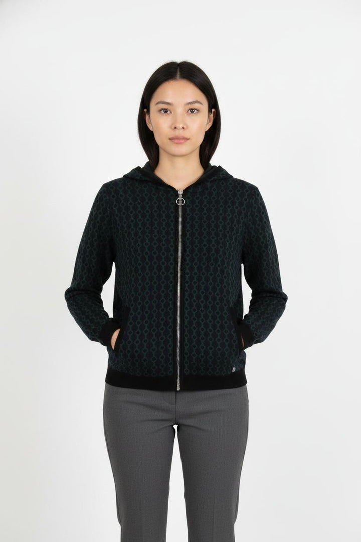 Cardigan Vert et Noir - Taille L/40