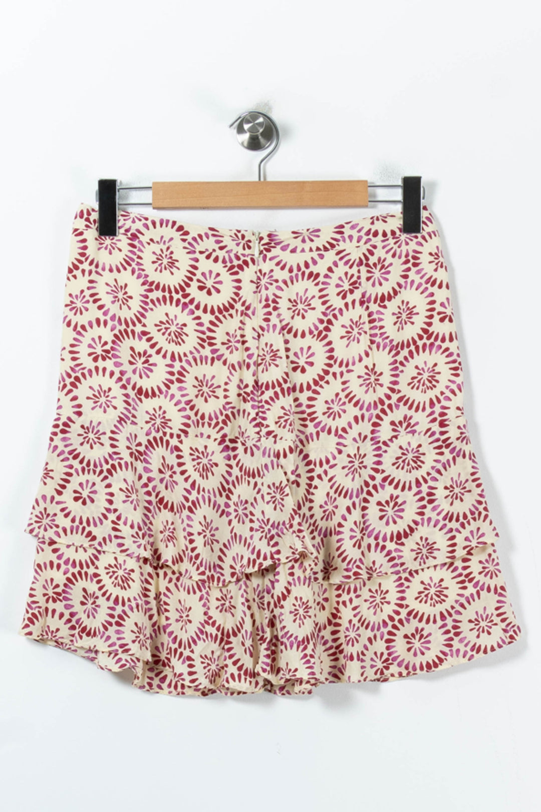 Jupe Courte Rose et Écru - Taille M/38 de la marque ZAPA | PARAD67194 - Vendu par Paradigme - Image 4
