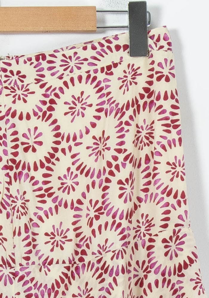 Jupe Courte Rose et Écru - Taille M/38 de la marque ZAPA | PARAD67194 - Vendu par Paradigme - Image 3