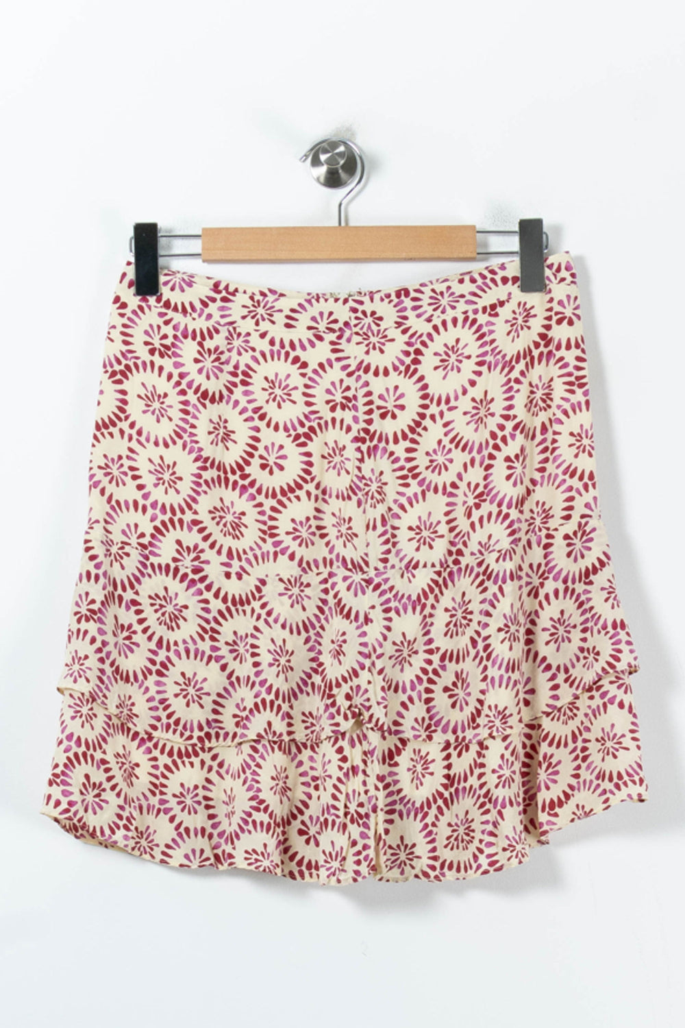 Jupe Courte Rose et Écru - Taille M/38 de la marque ZAPA | PARAD67194 - Vendu par Paradigme - Image 2