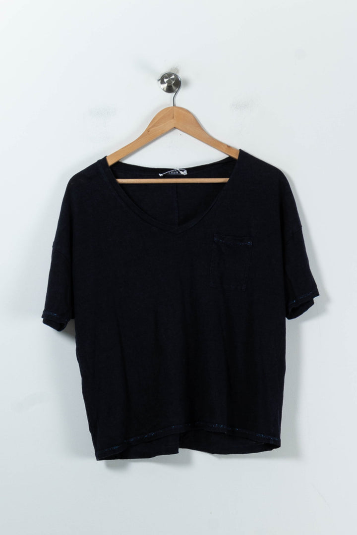Tee-shirt Bleu - Taille XS/34 de la marque ZAPA | PARAD67195 - Vendu par Paradigme - Image 2