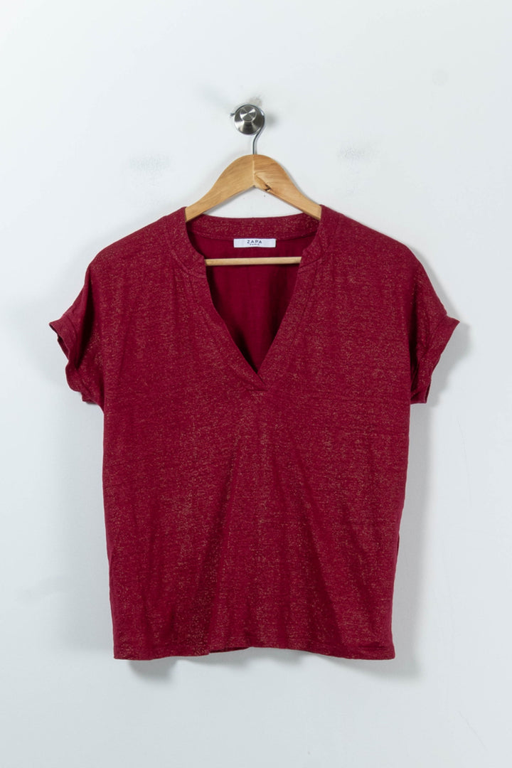 Tee-shirt Rose - Taille S/36 de la marque ZAPA | PARAD67196 - Vendu par Paradigme - Image 2