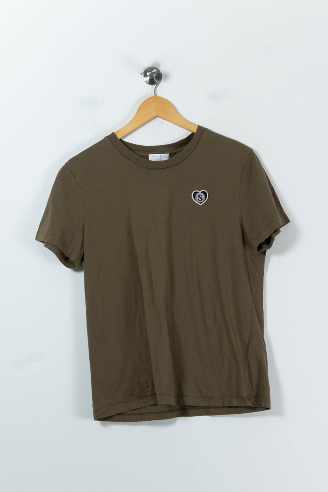 Tee-shirt Vert - Taille L/40 de la marque Sandro | PARAD67197 - Vendu par Paradigme - Image 2