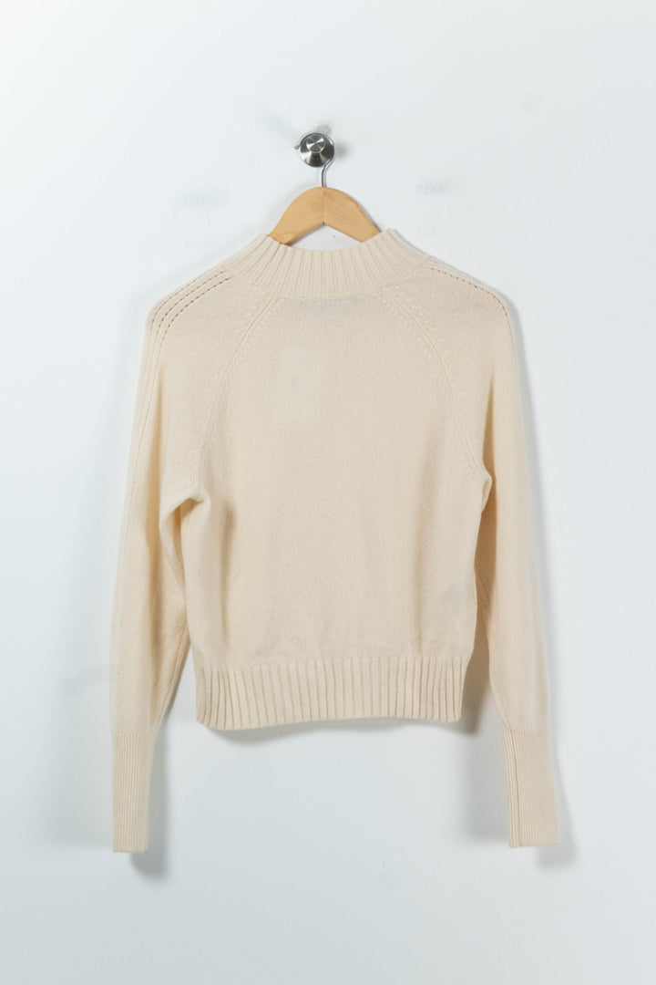 Pull Blanc - Taille M/38 de la marque Comptoir des Cotonniers | PARAD67203 - Vendu par Paradigme - Image 4
