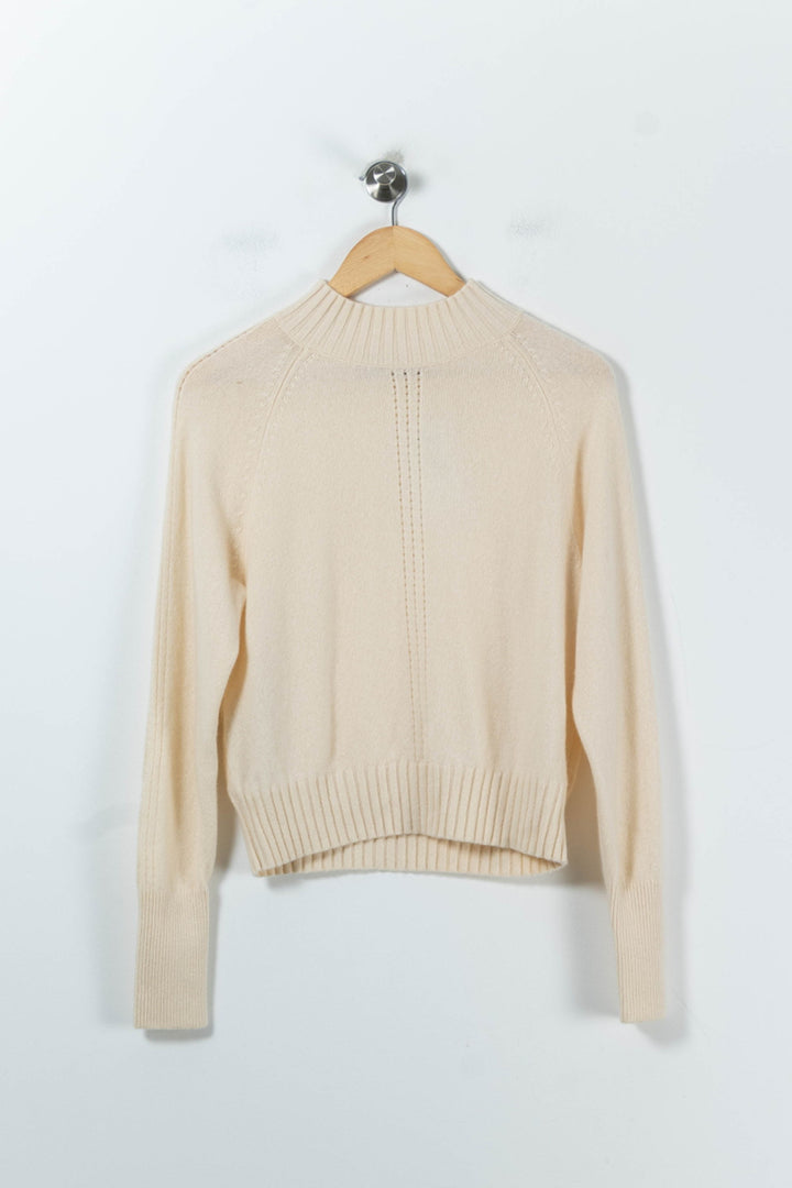 Pull Blanc - Taille M/38 de la marque Comptoir des Cotonniers | PARAD67203 - Vendu par Paradigme - Image 2