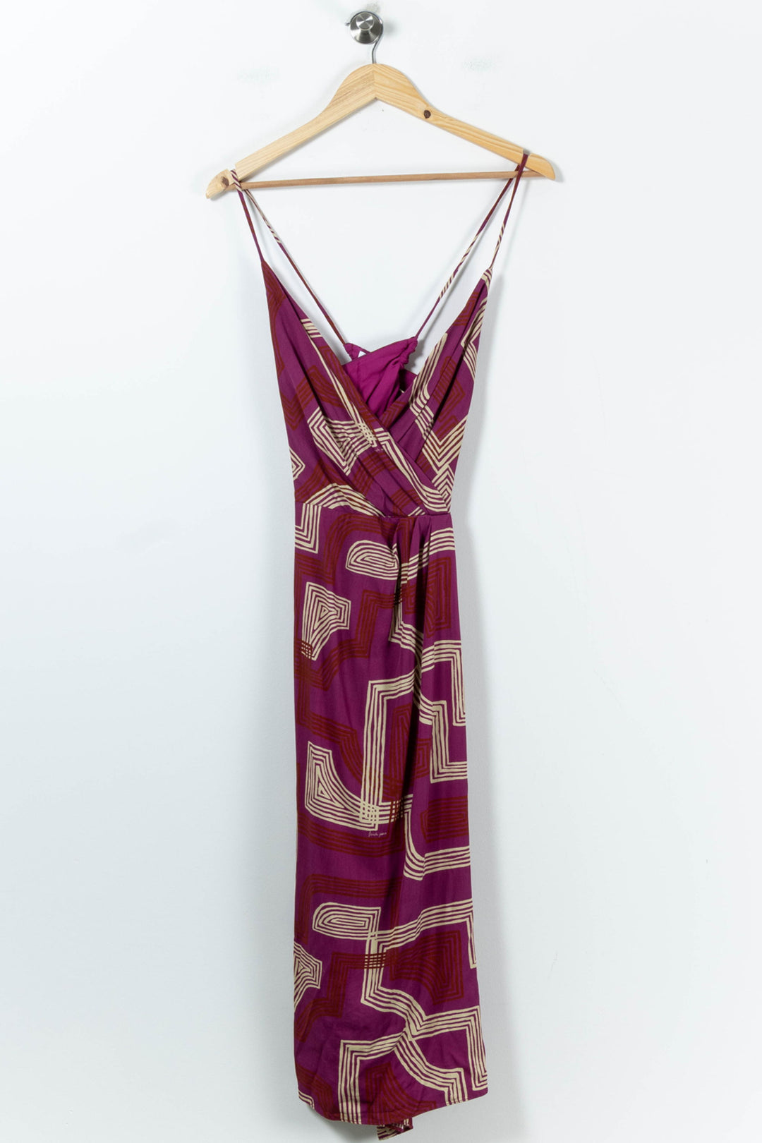 Robe Midi Rose et Beige - Taille XS/34 de la marque FRNCH | PARAD67215 - Vendu par Paradigme - Image 2