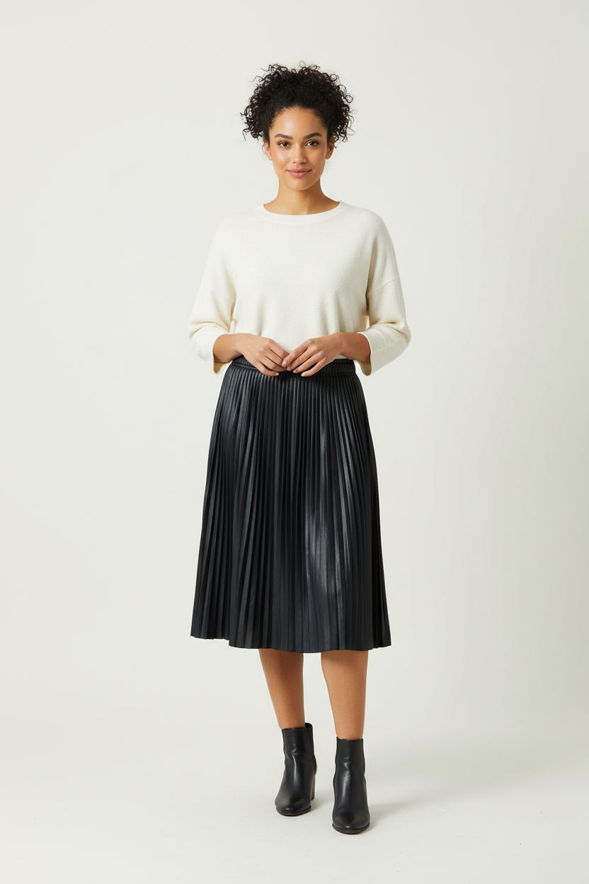 Jupe Plissée Bleue - Taille S/36 de la marque Suncoo | PARAD67216 - Vendu par Paradigme - Image 1