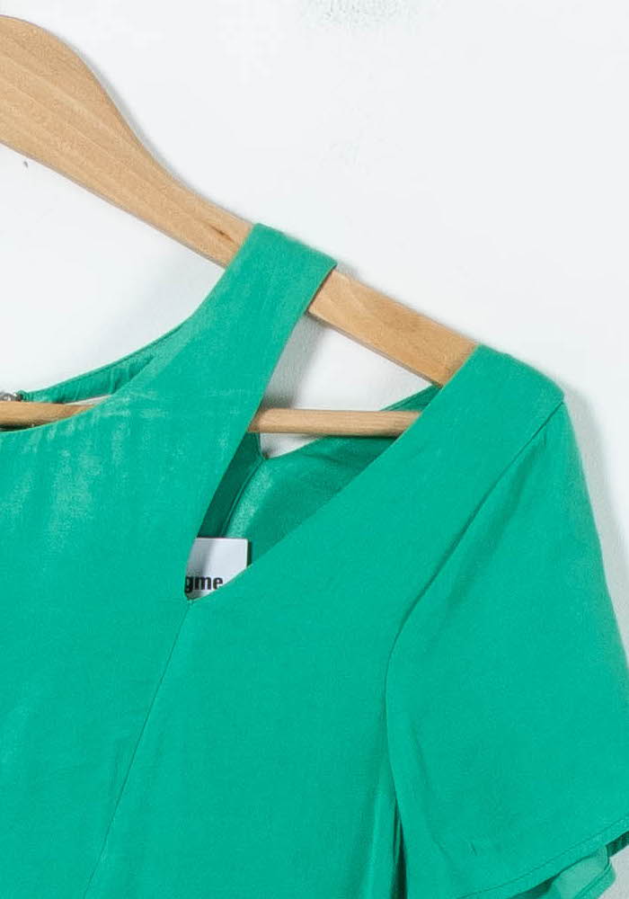 Robe Courte Verte - Taille M/38 de la marque ba&sh | PARAD67221 - Vendu par Paradigme - Image 3