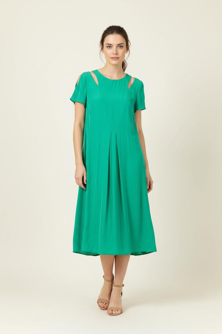 Robe Courte Verte - Taille M/38 de la marque ba&sh | PARAD67221 - Vendu par Paradigme - Image 1
