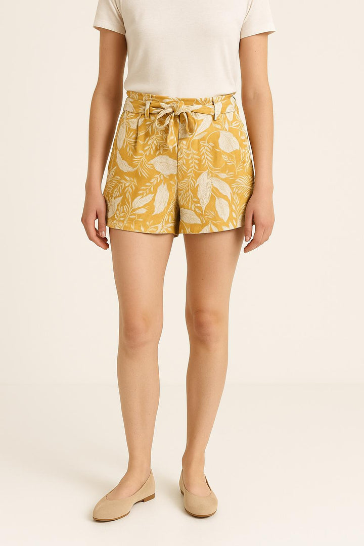 Short Jaune et Blanc - Taille M/38 de la marque Sézane | PARAD67245 - Vendu par Paradigme - Image 1
