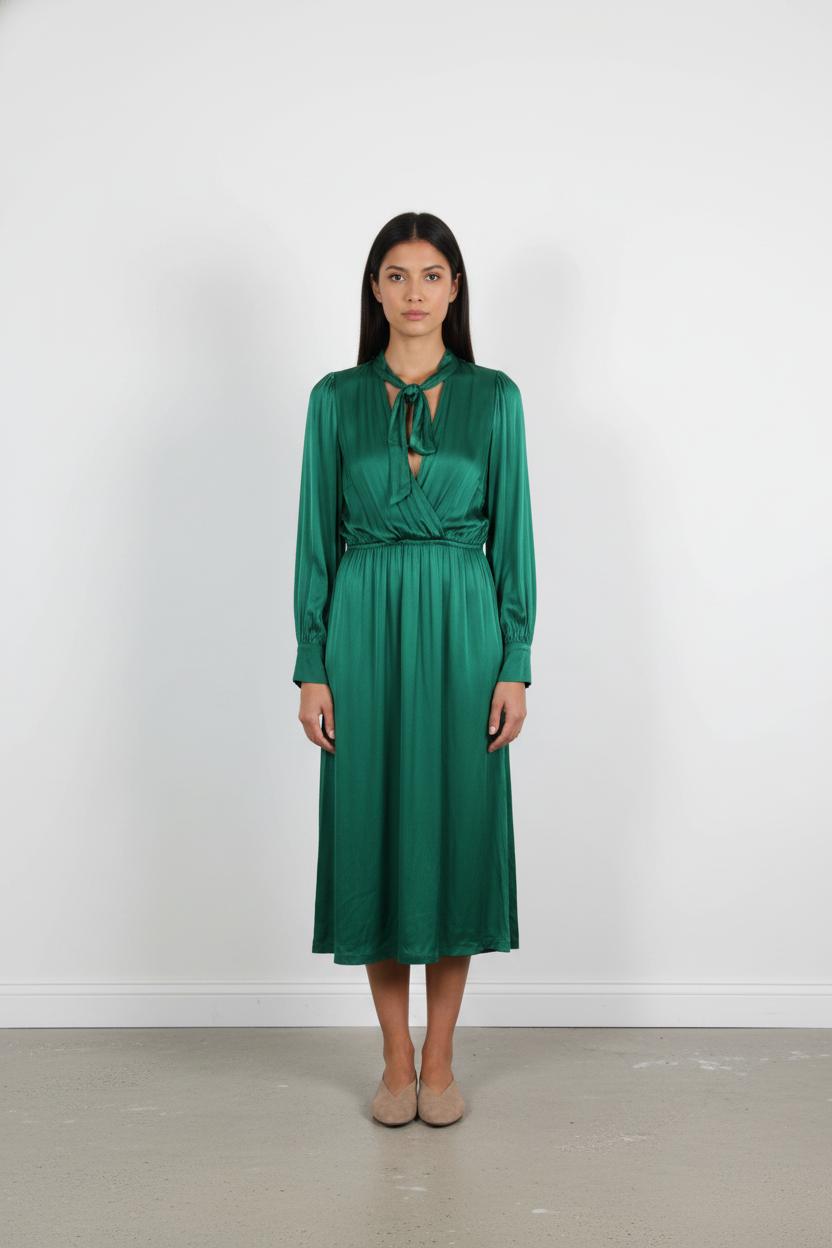 Robe Longue Verte - Taille XS/34