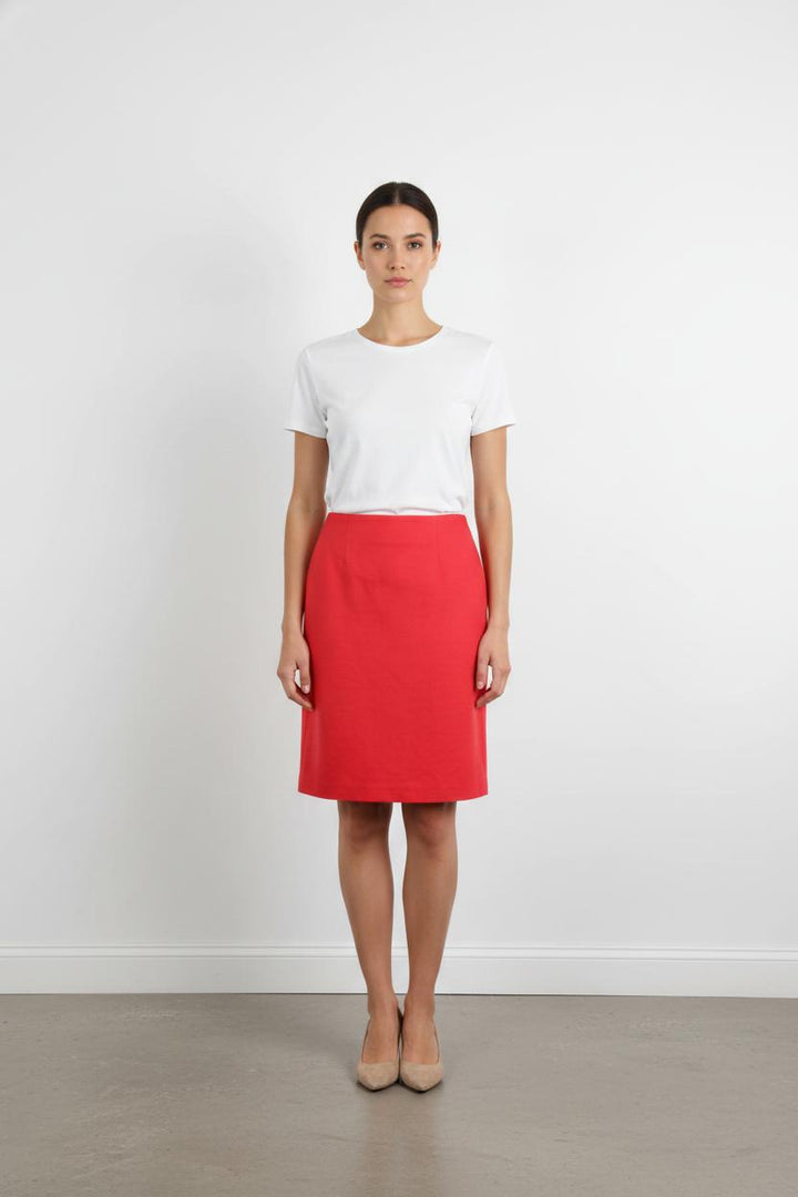 Jupe Droite Orange - Taille L/40