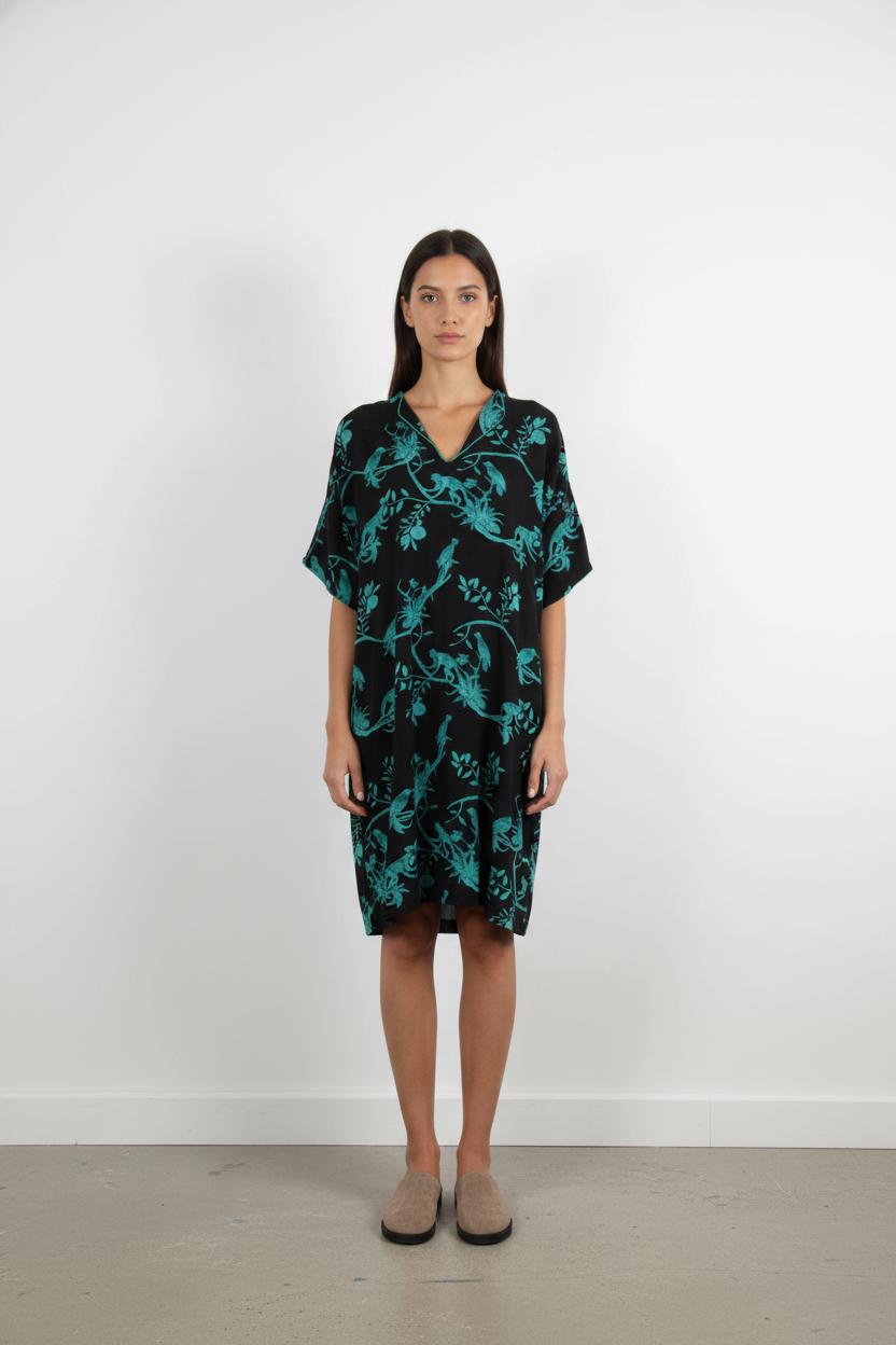 Robe Noire et Verte - Taille M/38