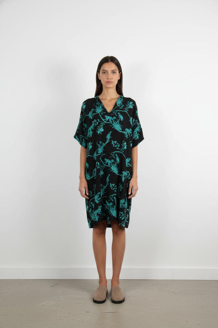 Robe Noire et Verte - Taille M/38