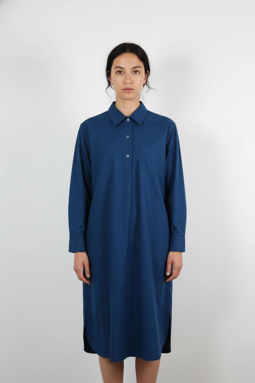 Robe Chemise Bleue - Taille S/36