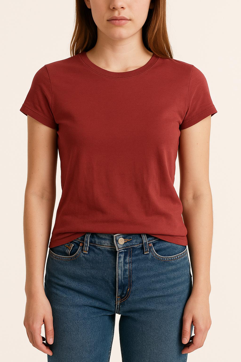 Tee-shirt Bordeaux - Taille XS/34 de la marque All Saints | PARAD67307 - Vendu par Paradigme - Image 1