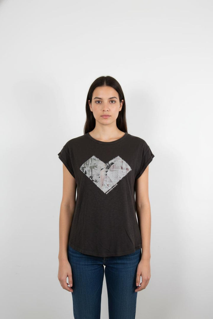 Tee-shirt Noir et Gris - Taille S/36