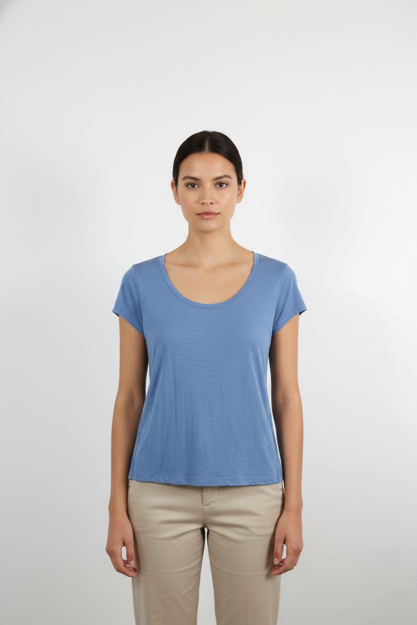 Tee-shirt Bleu - Taille XS/34