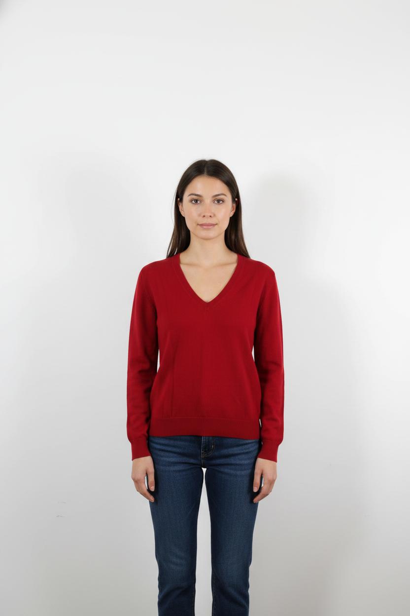 Pull Bordeaux - Taille XS/34