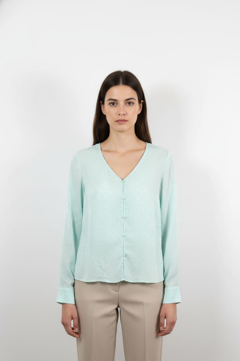 Blouse Verte - Taille XS/34