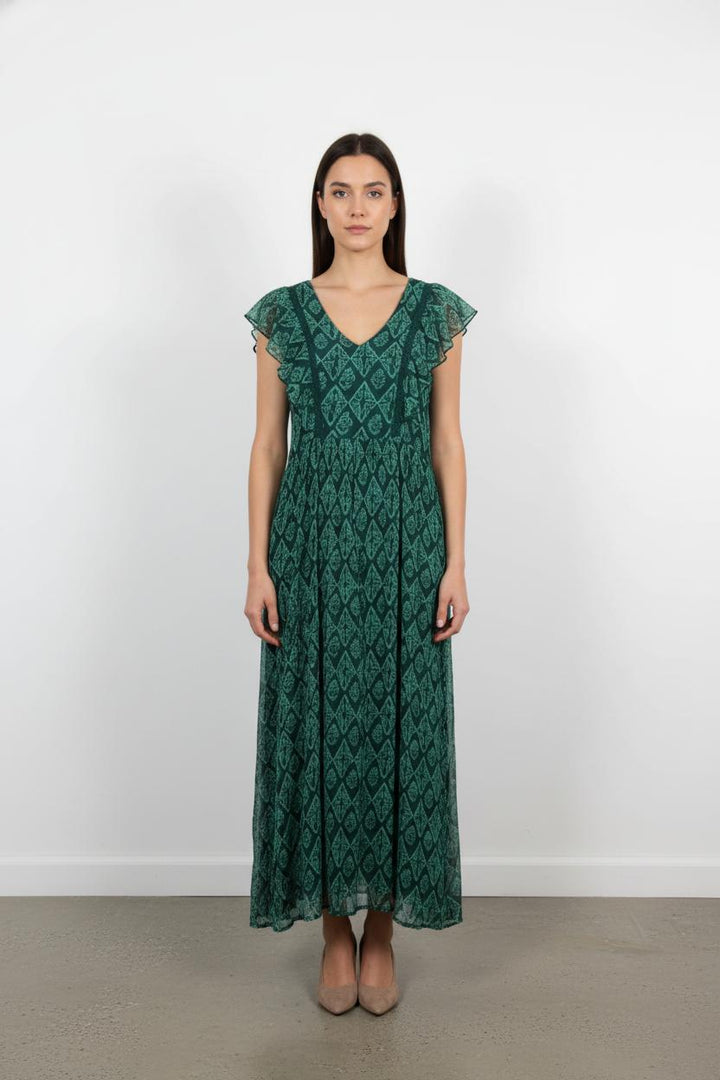 Robe Longue Verte - Taille M/38
