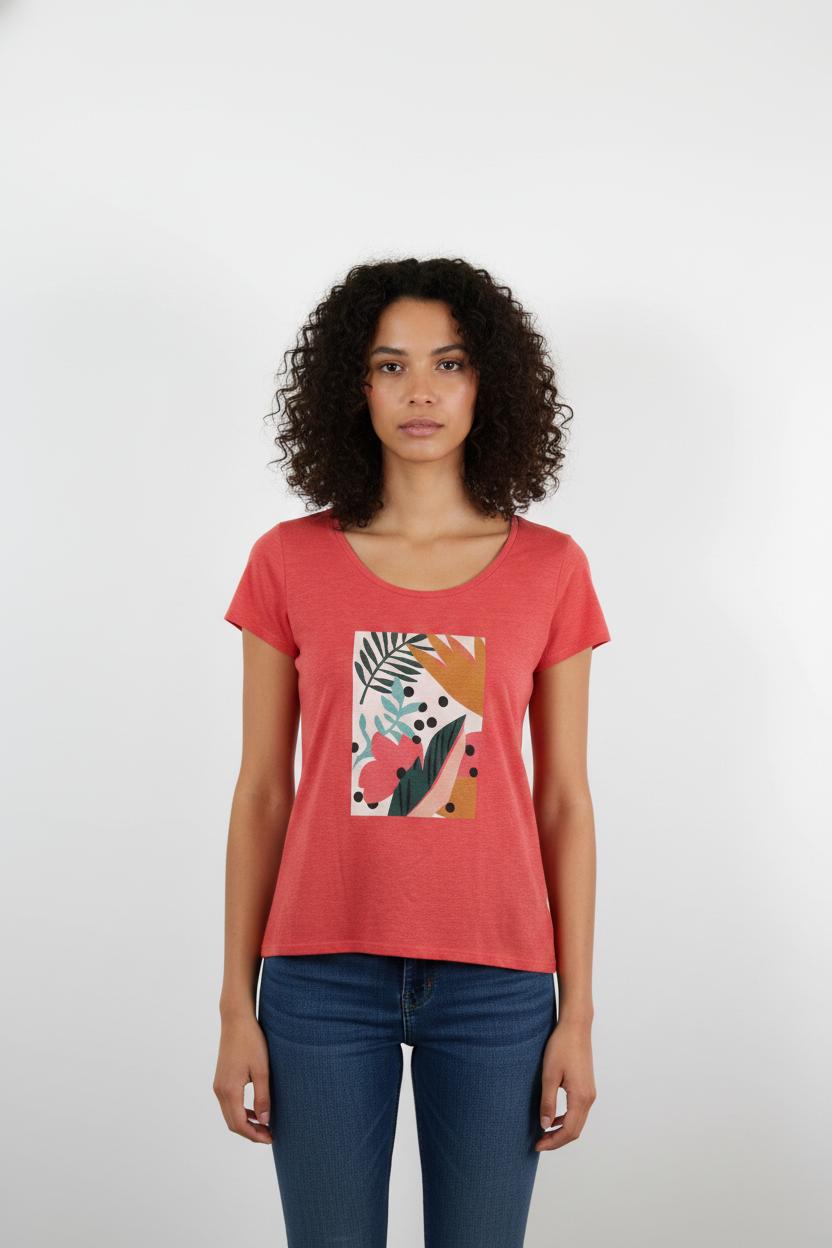 Tee-shirt Rouge - Taille XS/34