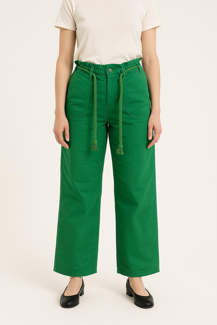 Pantalon Large Vert - Taille XL/42 de la marque Petite Mendigote | PARAD67355 - Vendu par Paradigme - Image 1