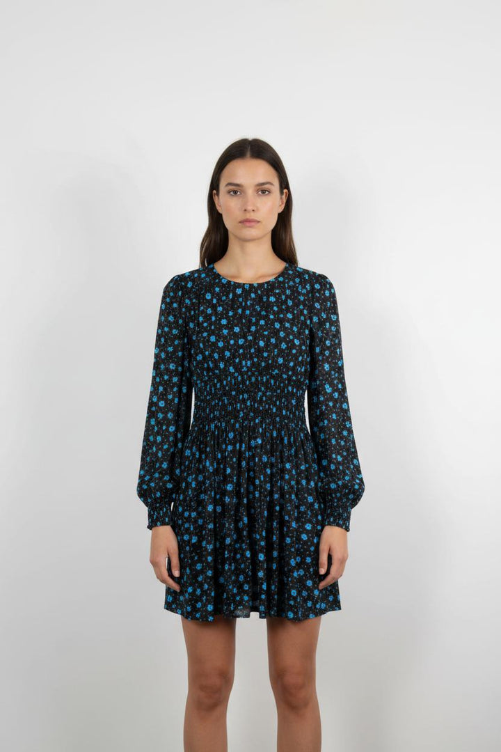 Blouse Noir et Bleu - Taille L/40