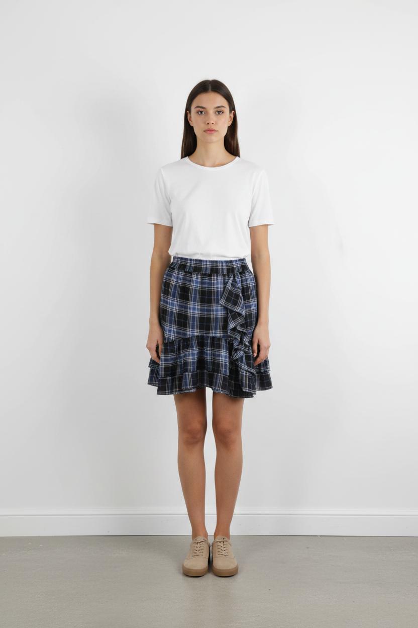 Jupe Bleu et Noir - Taille L/40