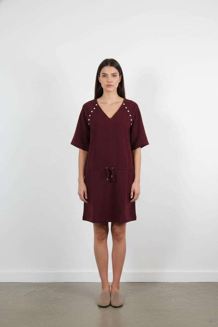 Robe Courte Bordeaux - Taille S/36