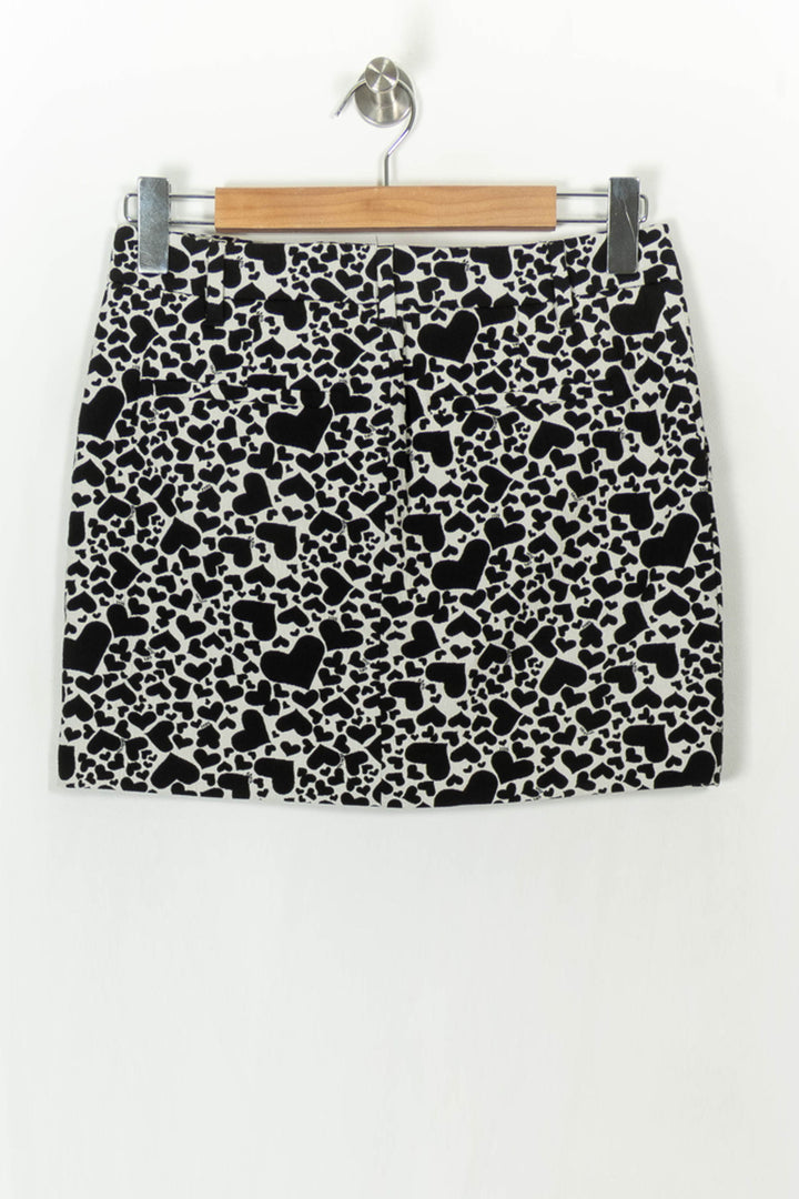 Jupe courte noire et blanche - Taille S/36 de la marque Zadig&amp;Voltaire | PARAD67394 - Vendu par Paradigme - Image 5