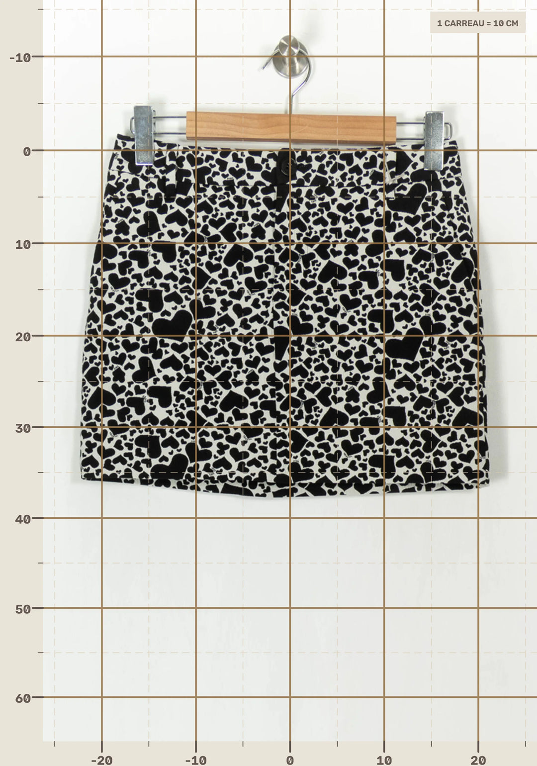 Jupe courte noire et blanche - Taille S/36 de la marque Zadig&amp;Voltaire | PARAD67394 - Vendu par Paradigme - Image 4