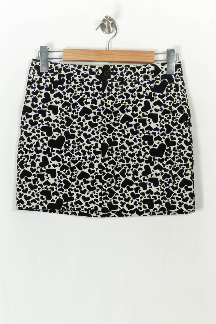 Jupe courte noire et blanche - Taille S/36 de la marque Zadig&amp;Voltaire | PARAD67394 - Vendu par Paradigme - Image 2