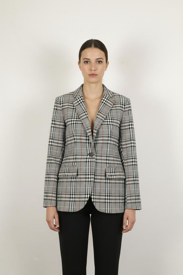 Blazer Gris à Carreaux - Taille S/36