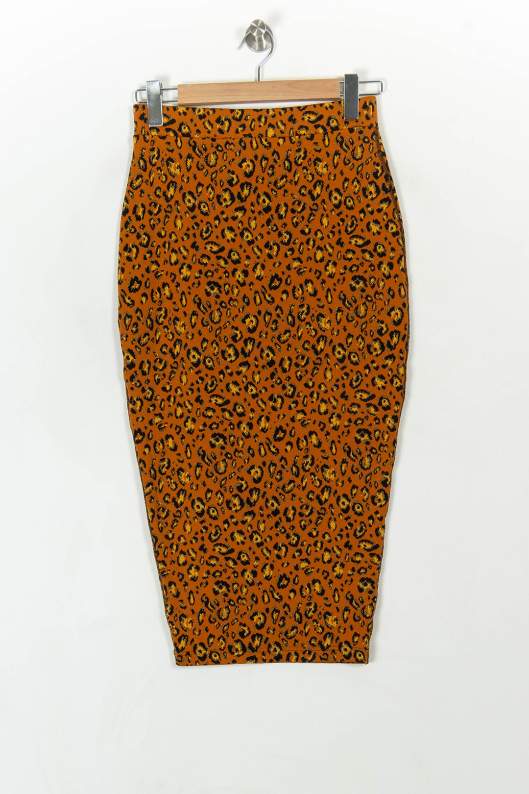 Jupe Crayon Léopard Marron et Noir - Taille M/38 de la marque Heimstone | PARAD67428 - Vendu par Paradigme - Image 5