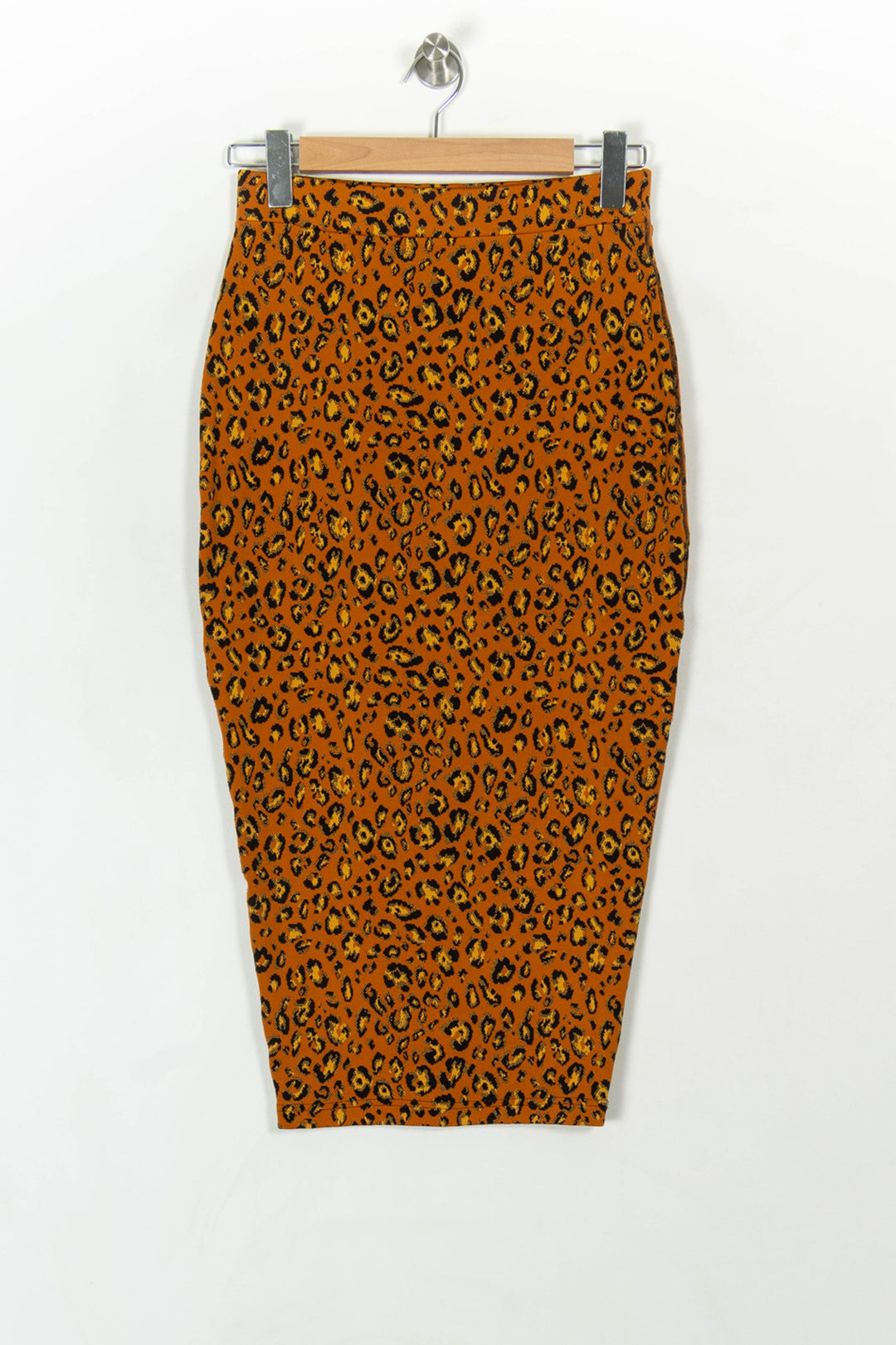 Jupe Crayon Léopard Marron et Noir - Taille M/38 de la marque Heimstone | PARAD67428 - Vendu par Paradigme - Image 2